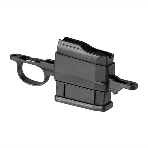 Öka kapaciteten på din Howa 1500 med Ammo Boost kit för 5- eller 10-runds magasin, enkel installation och hållbar konstruktion i lätt polymer.